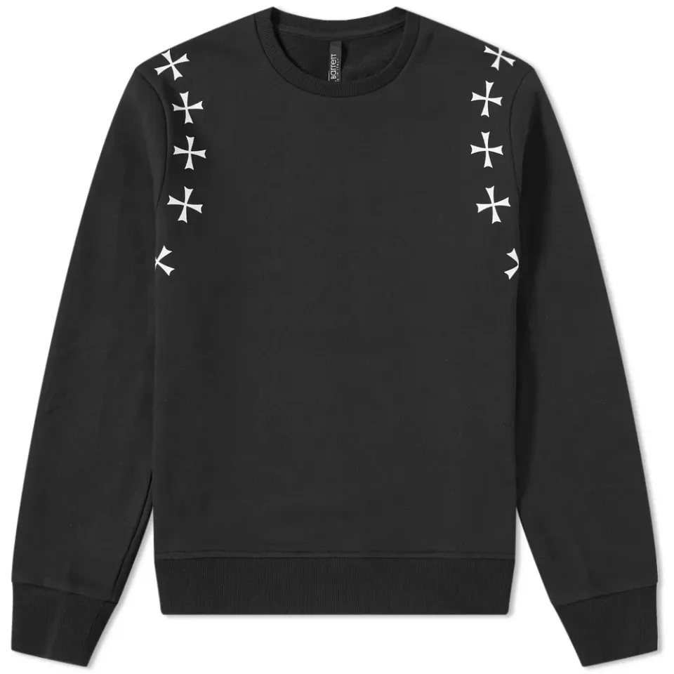 Fair Isle Military Star Crew Sweat