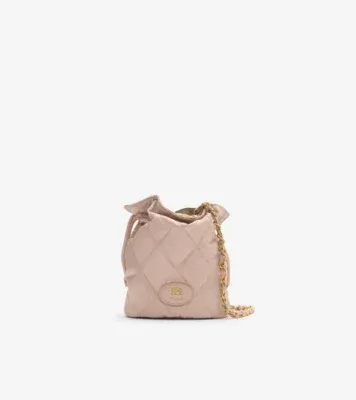 Horseshoe Chain Pouch​ in Rose beige