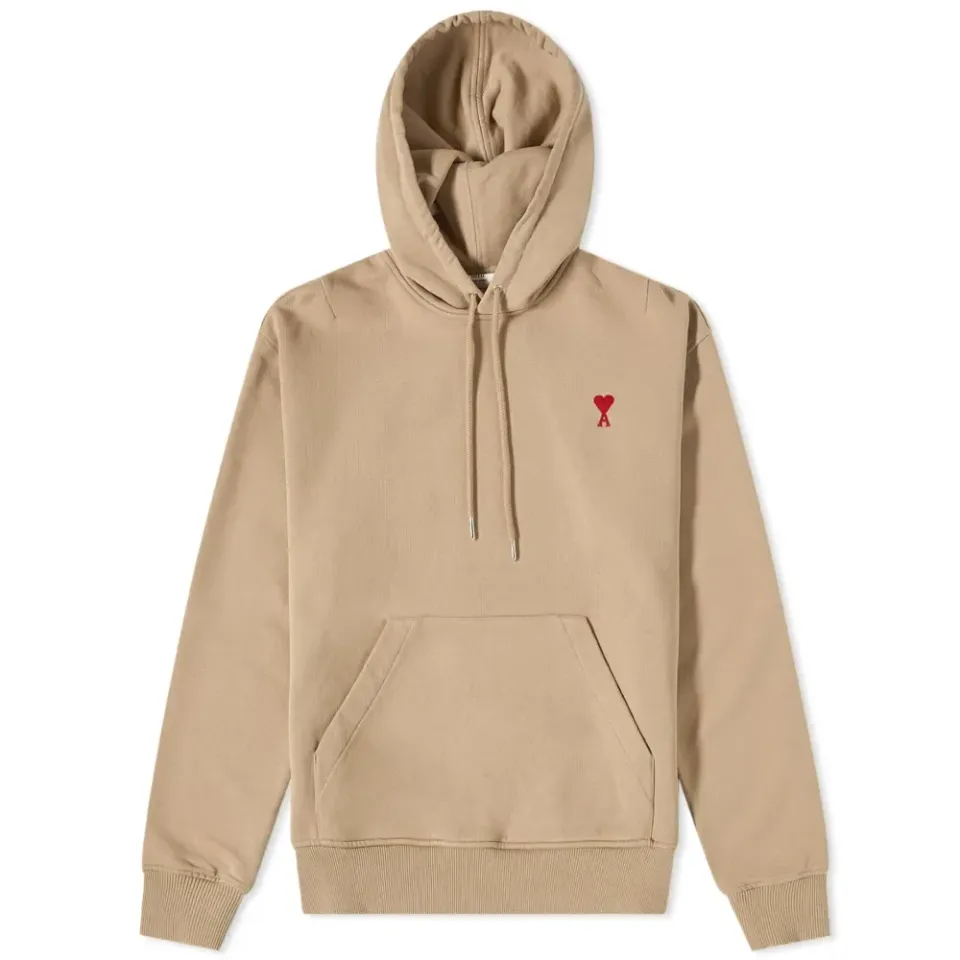 AMI Small A Heart Popover Hoodie