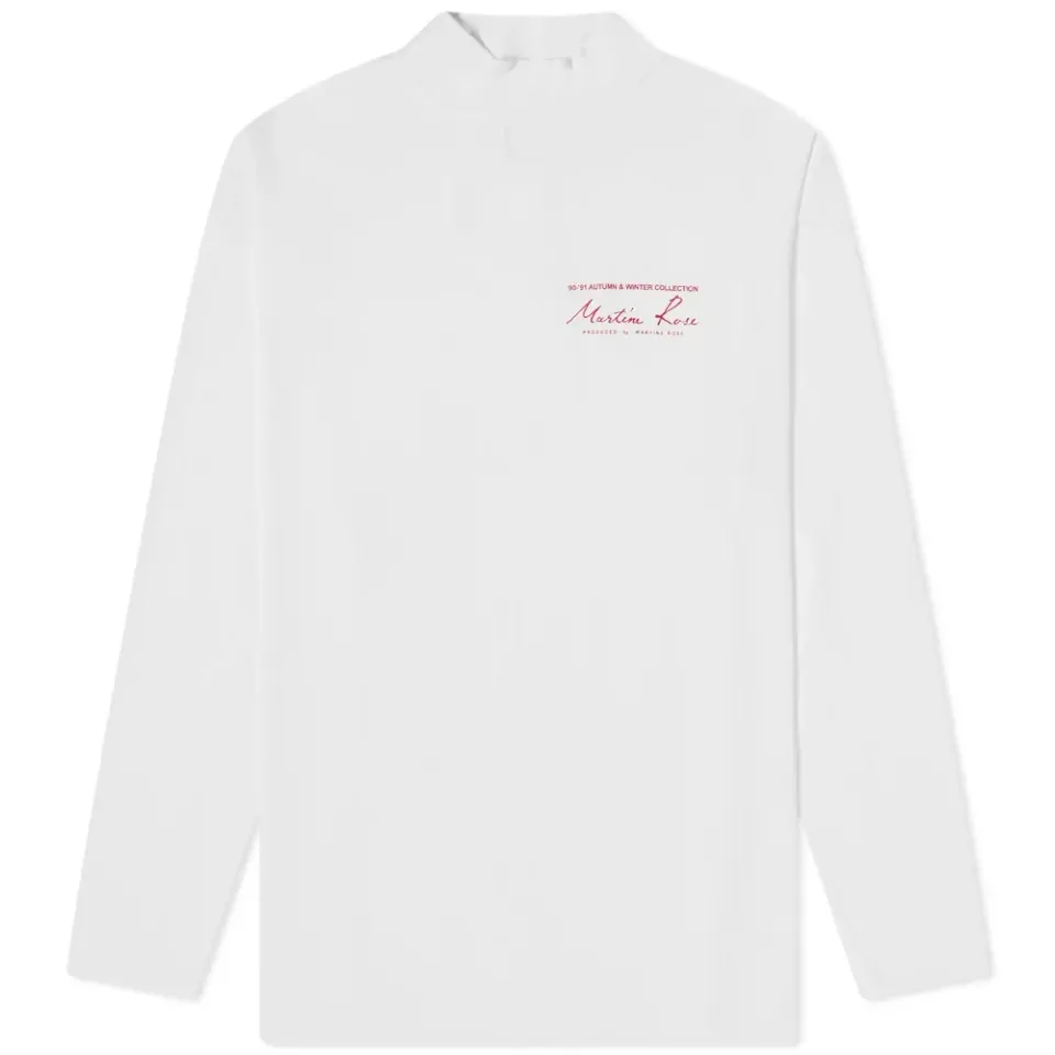 Mock Neck Long Sleeve Tee