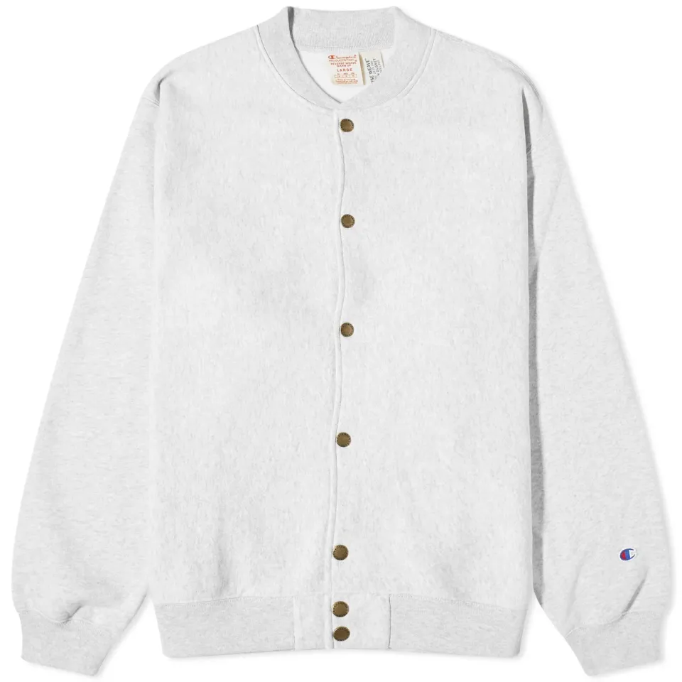 Snap Front Bomber Sweat