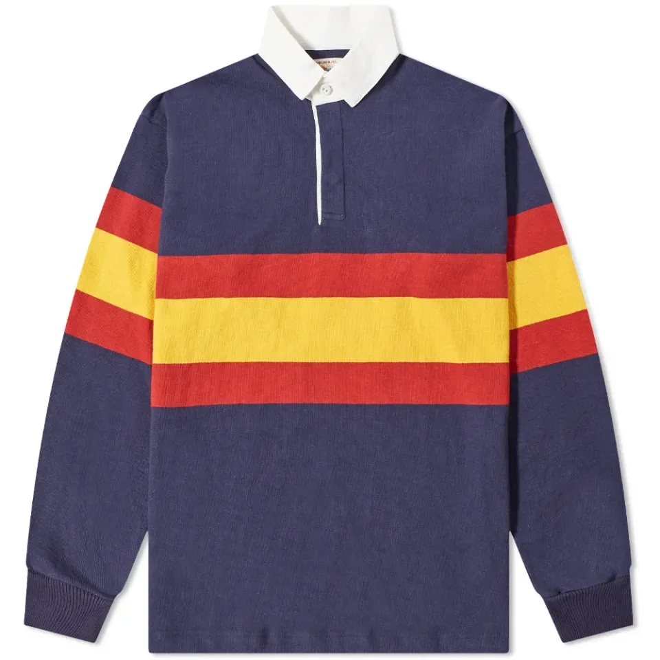 Joe Mccoy Climbers Striped Rugby Shirt