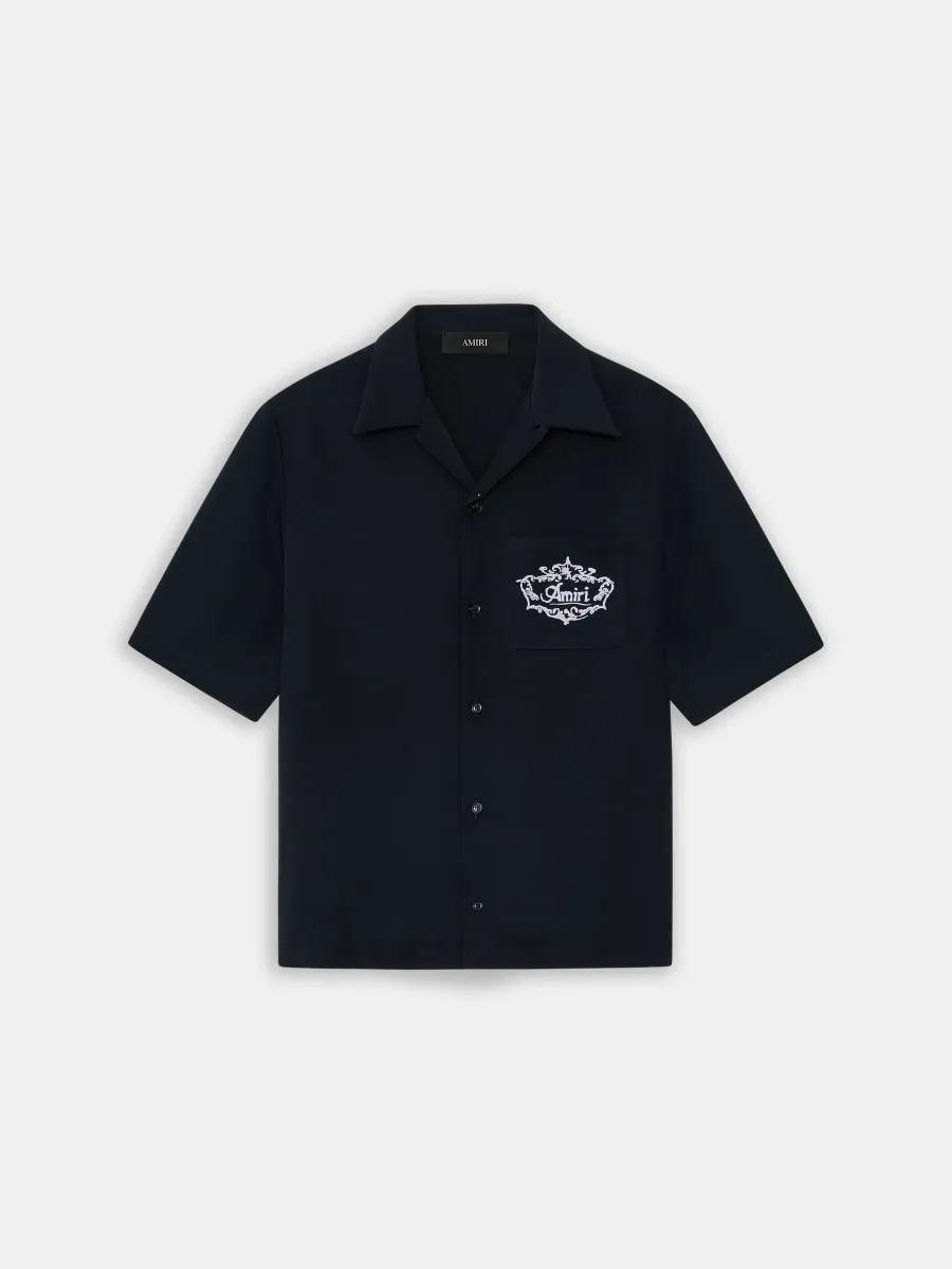 CHATEAU CREST CAMP SHIRT - Black