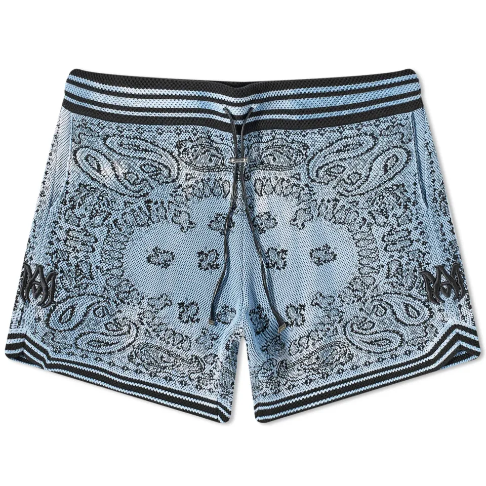 Bandana Knitted Basketball Shorts