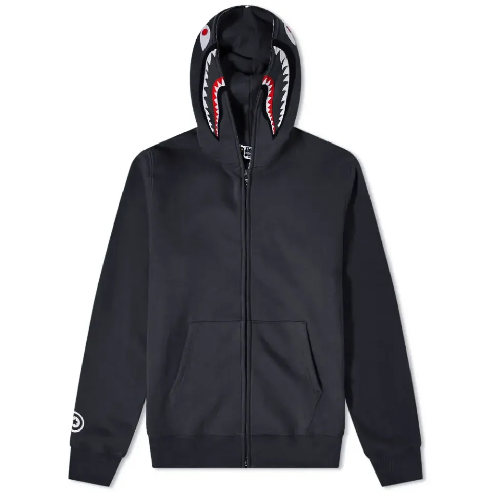 Double Side Shark Full Zip Hoody