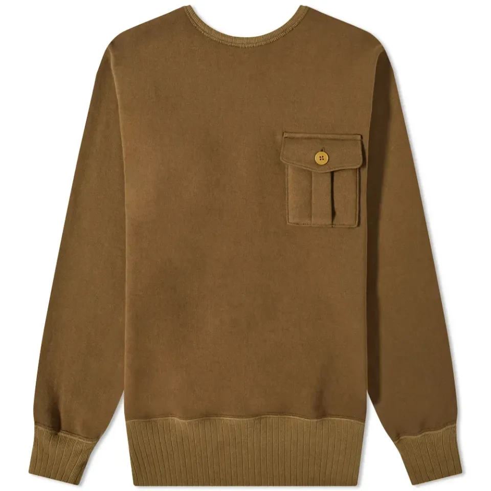 The Real McCoy's Military Pocket Sweat