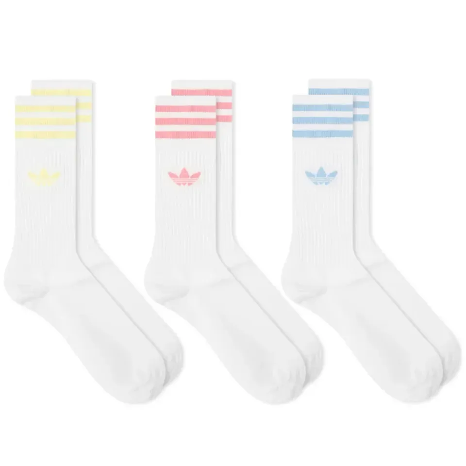 Solid Crew Sock - 3 Pack
