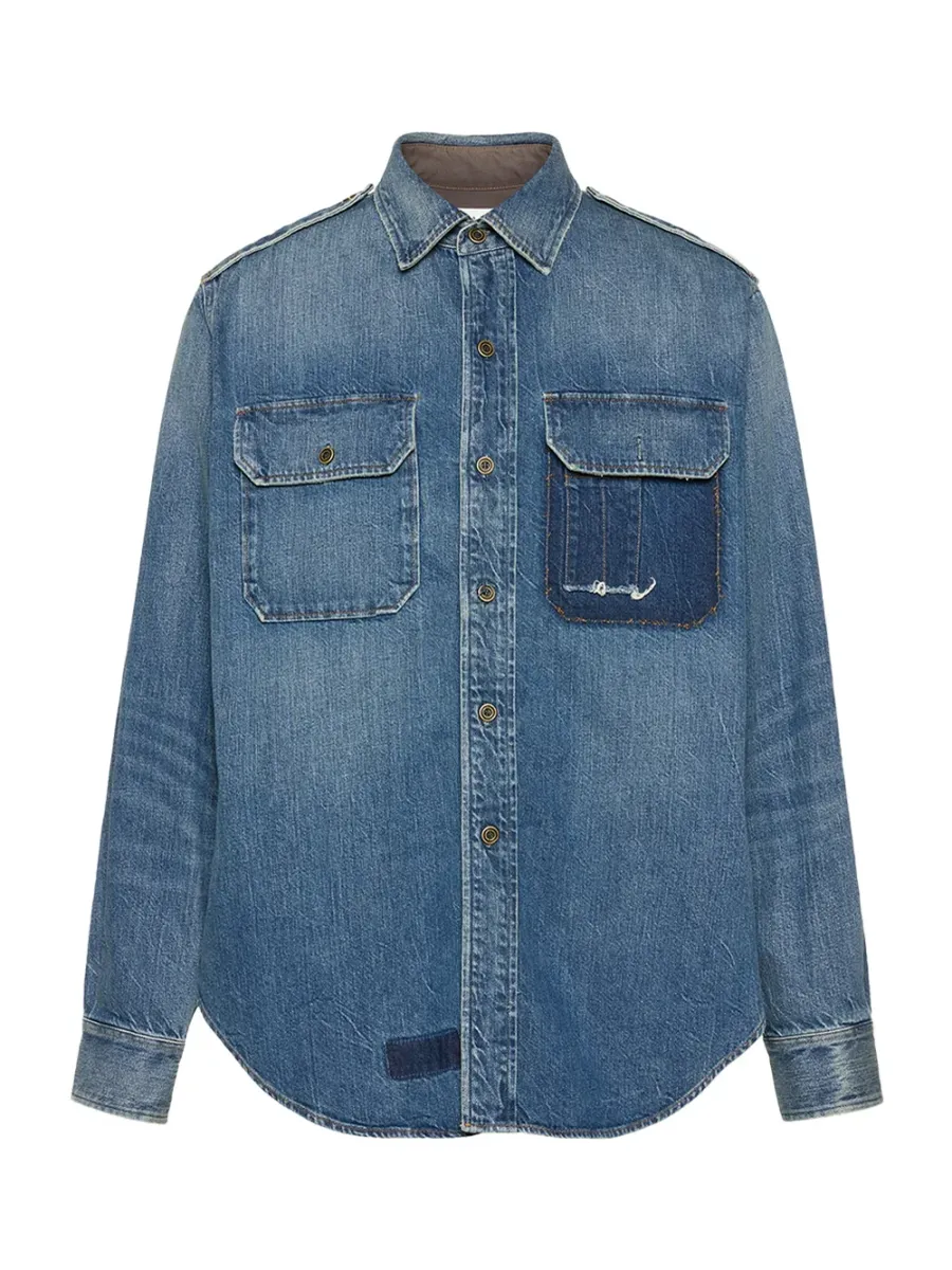 denim shirt Blue