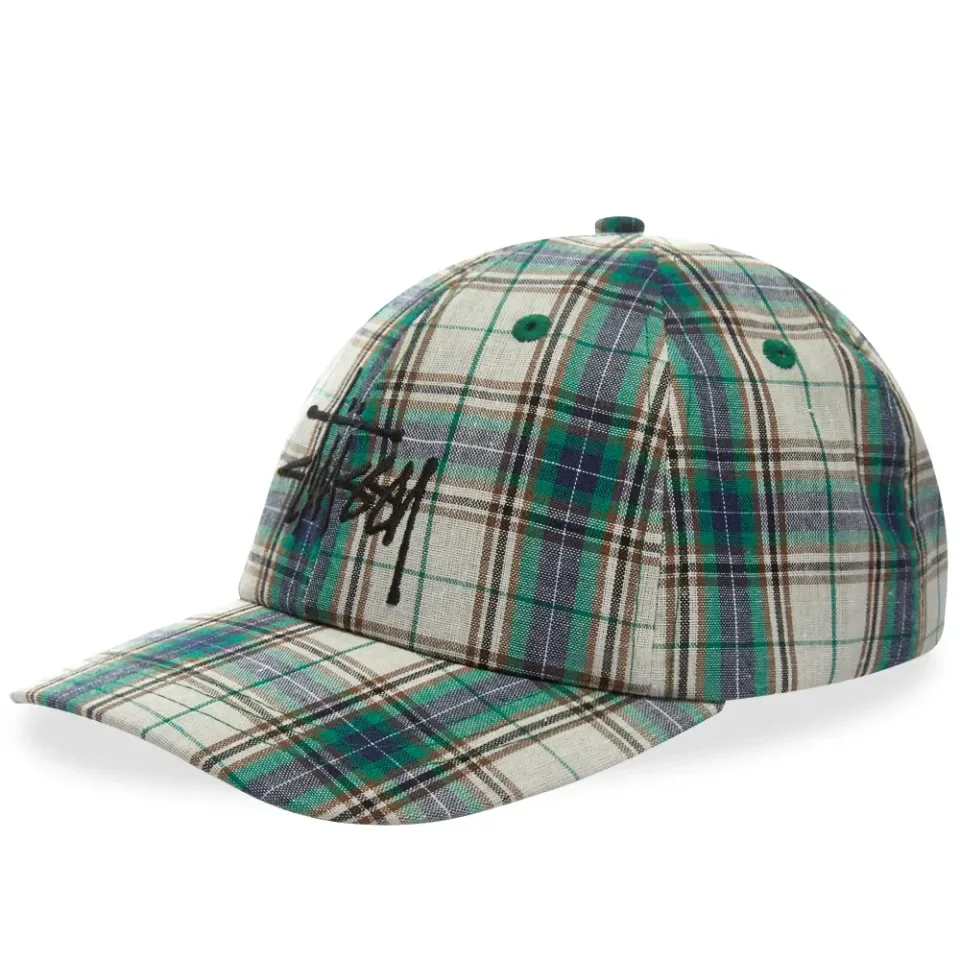 Madras Plaid Big Logo Low Pro