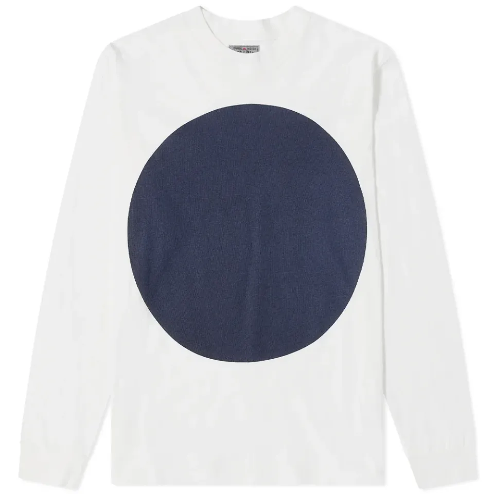 Long Sleeve Big Circle Slub T-Shirt
