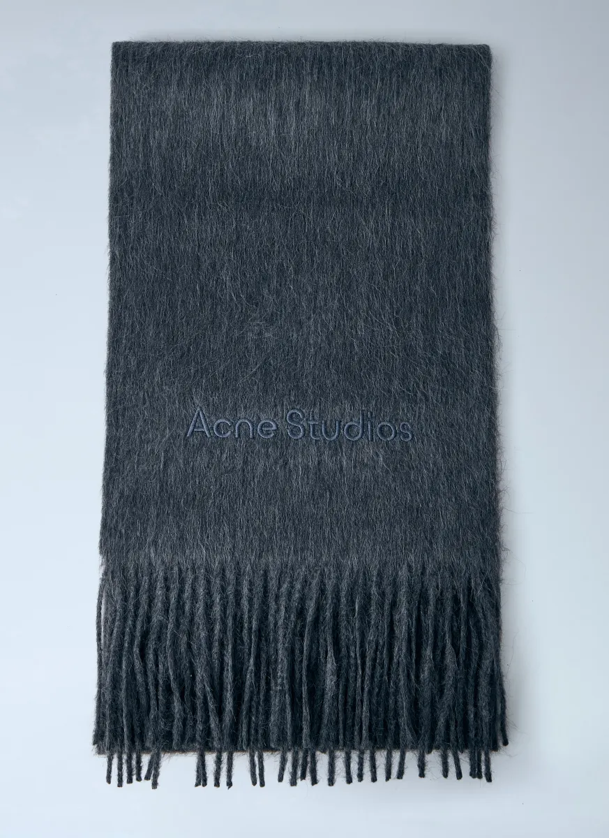 Logo Wool Scarf