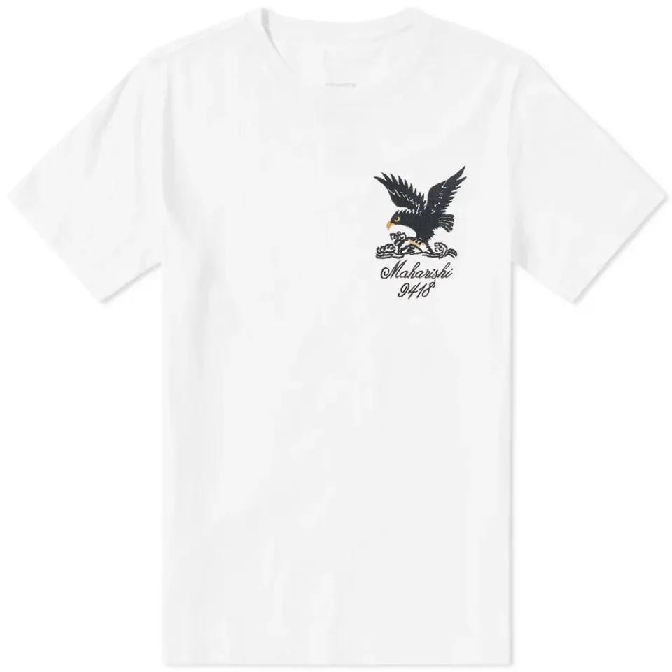 Stencil Eagle Crew Neck Tee