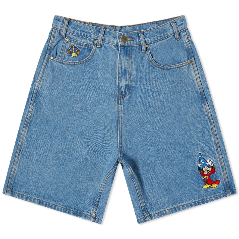 x Disney Sorcerer Baggy Denim Shorts