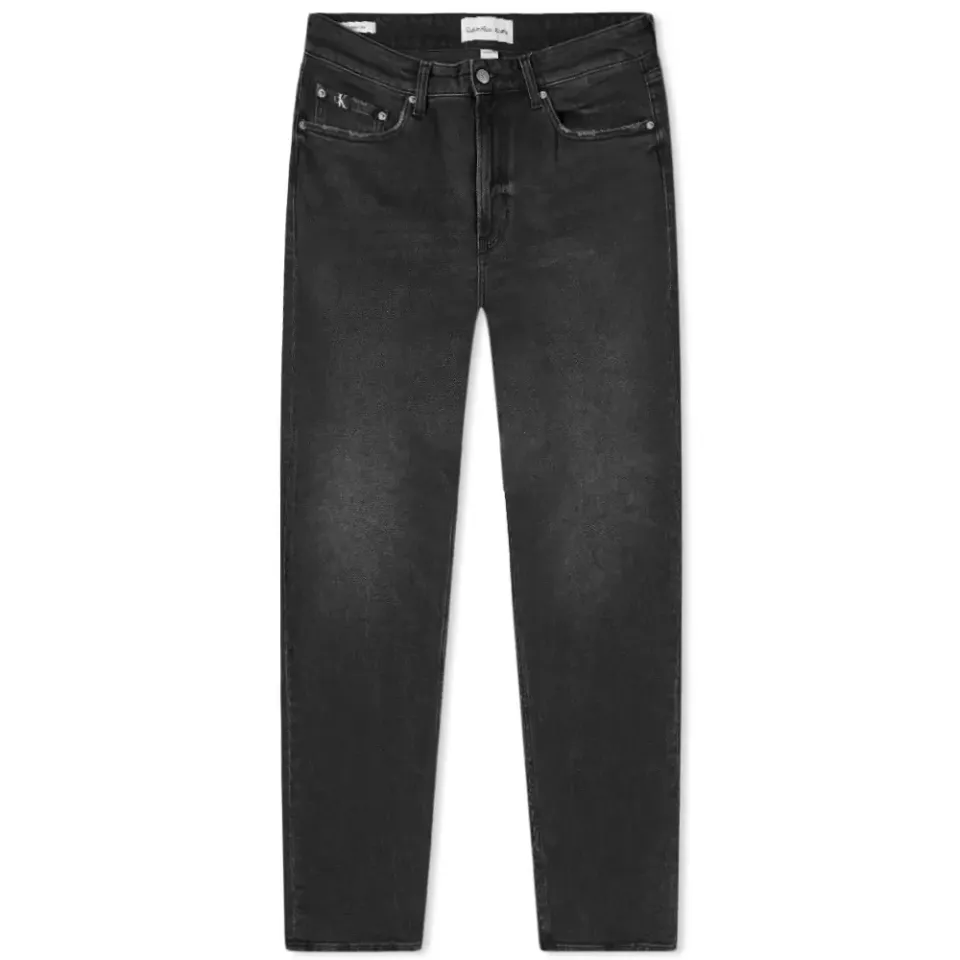 Regular Taper Black Wash Jeans