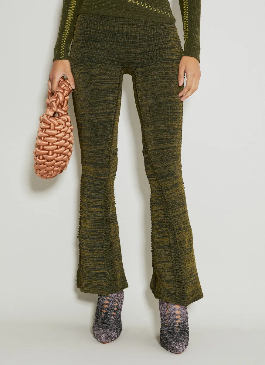 Tent Flared Knit Pants