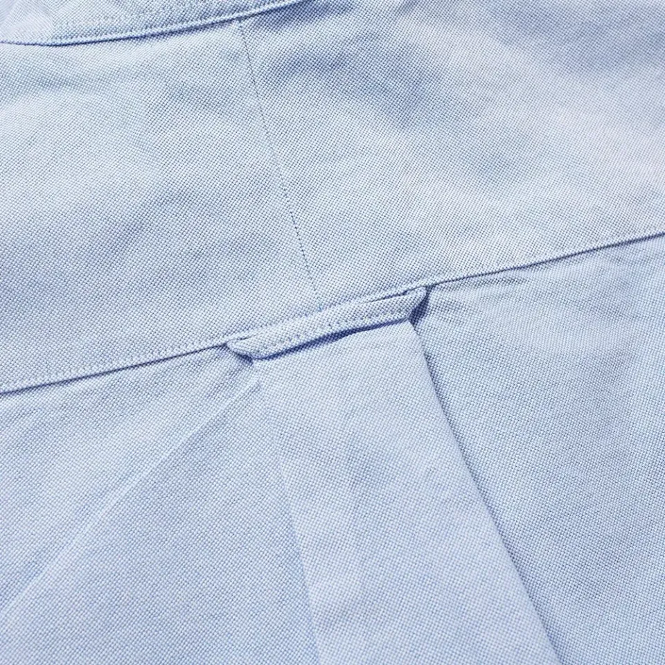 Band Collar Oxford Shirt