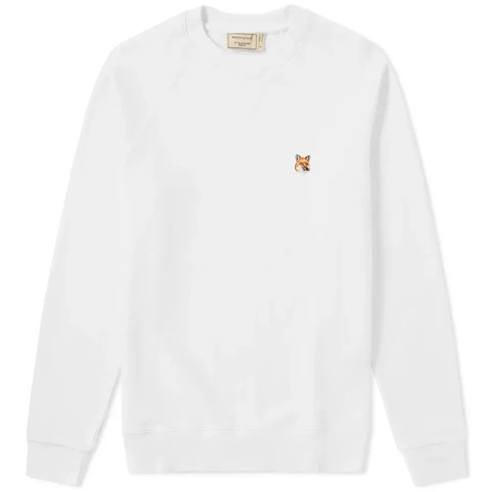 Maison Kitsuné Fox Head Patch Crew Sweat
