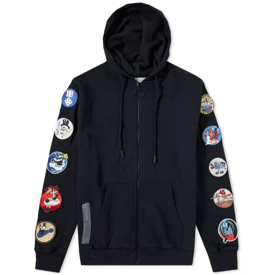 Patch Zip Hoody