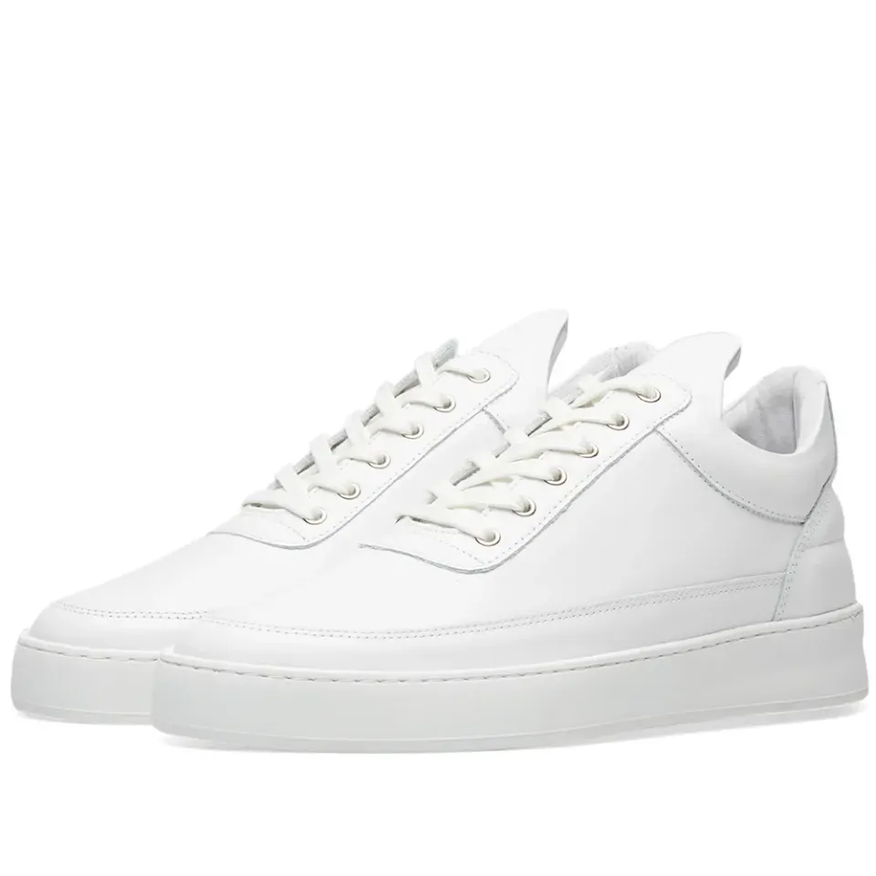 Low Top Plain Lane Nappa Leather Sneaker