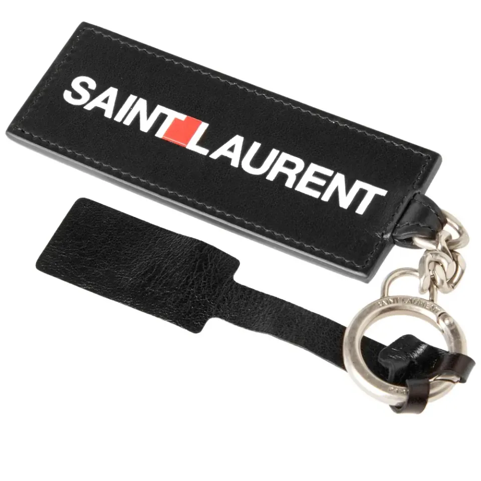 Archive Logo Leather Keyring