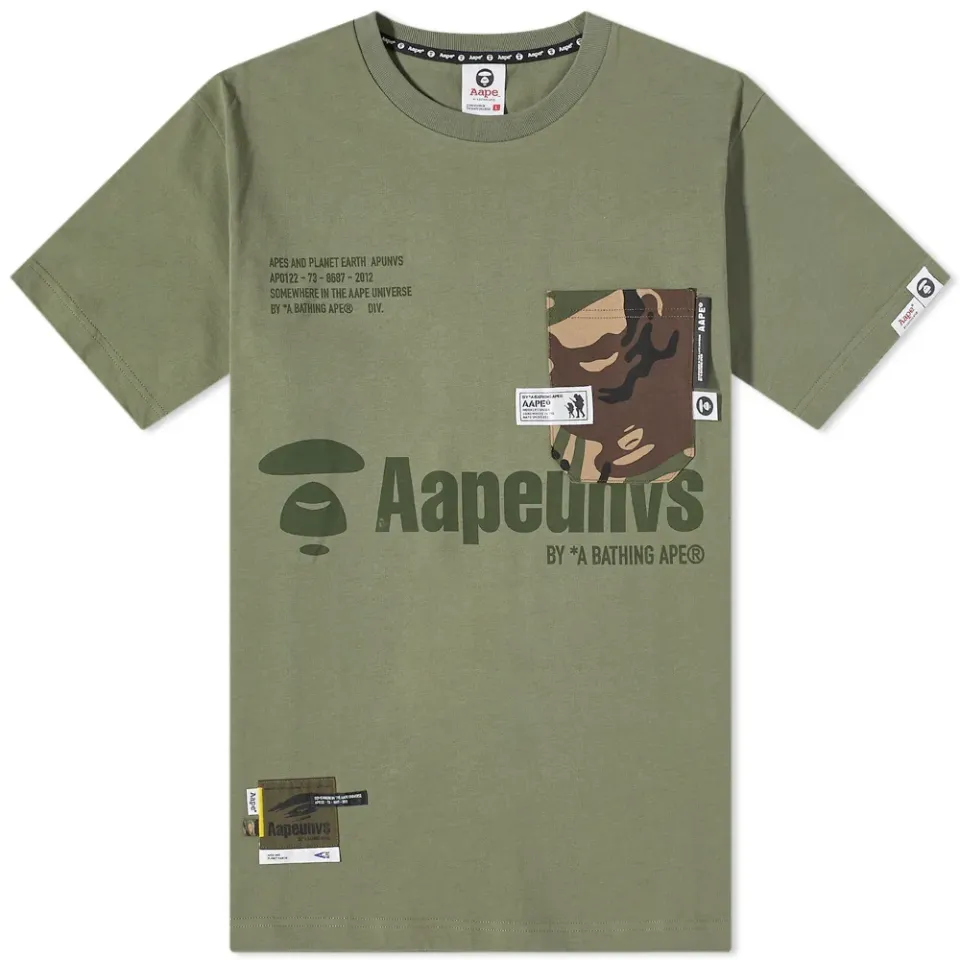 AAPE Camo Pocket Tee