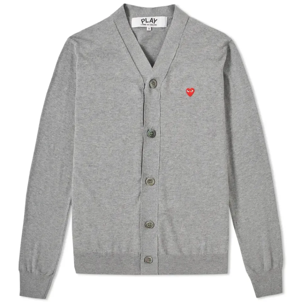 Small Red Heart Cardigan