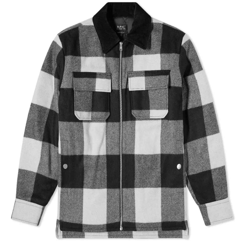 A.P.C. Ian Check Wool Jacket