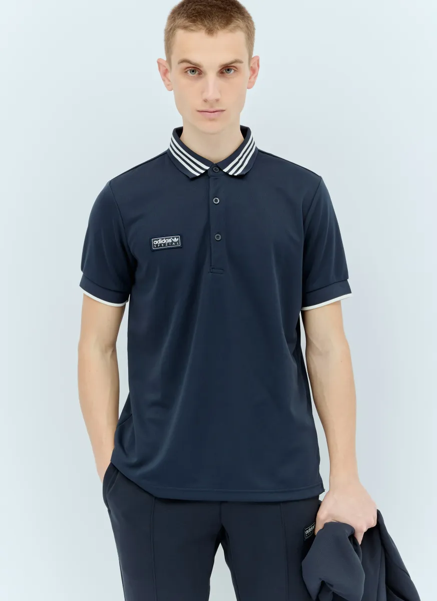 Logo Patch Polo Shirt