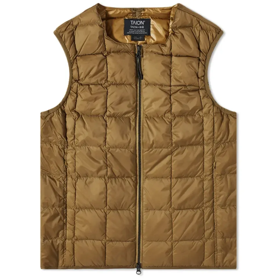 Crew Neck Down Vest