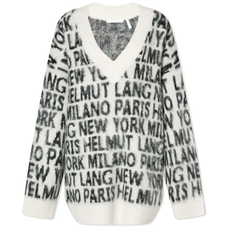 Logo V-Neck Sweater