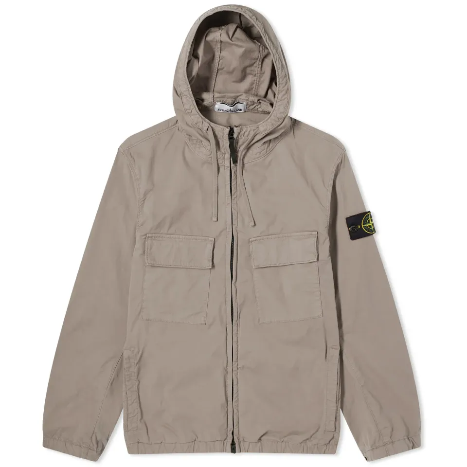 Supima Cotton Twill Stretch-TC Hooded Jacket