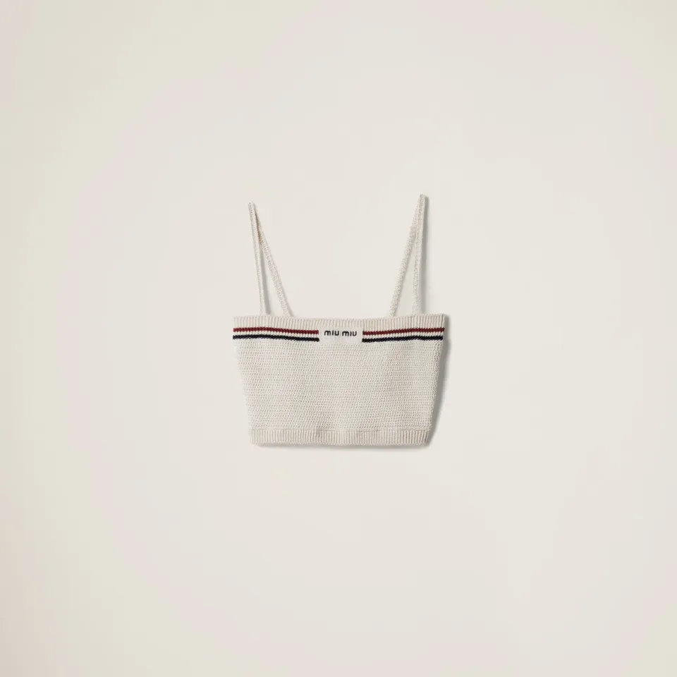 Cotton knit top