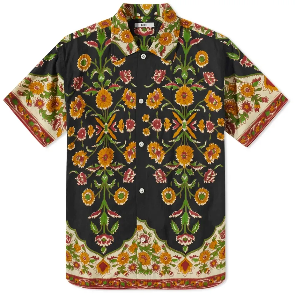 Midnight Fleur Short Sleeve Shirt