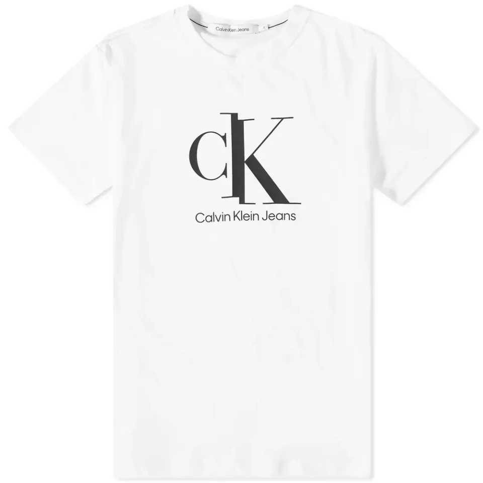 Spliced CK Center Chest T-Shirt
