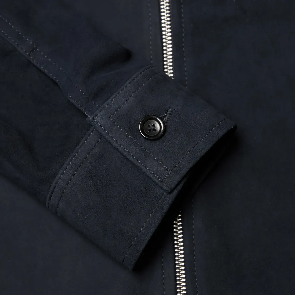 Suede Zip Shirt
