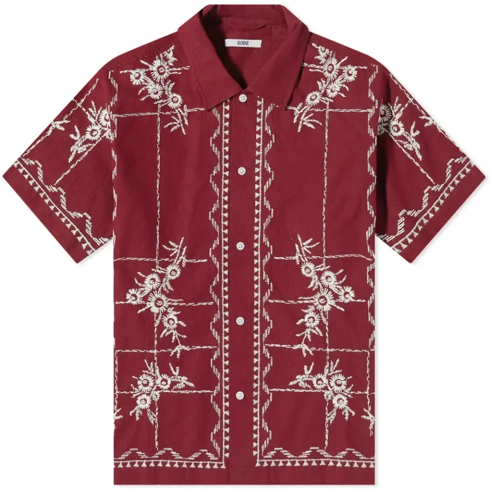 Short Sleeve Trellis Shirt