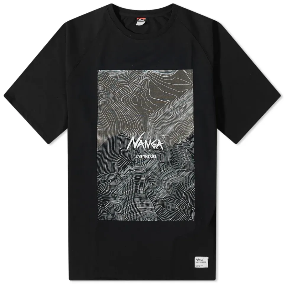 Eco Hybrid Contour Map Logo T-Shirt