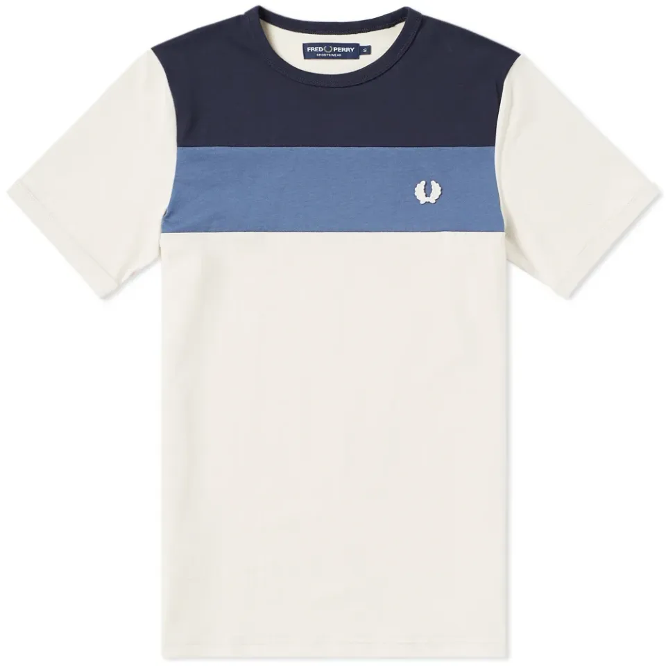 Fred Perry Colour Block Panel Tee