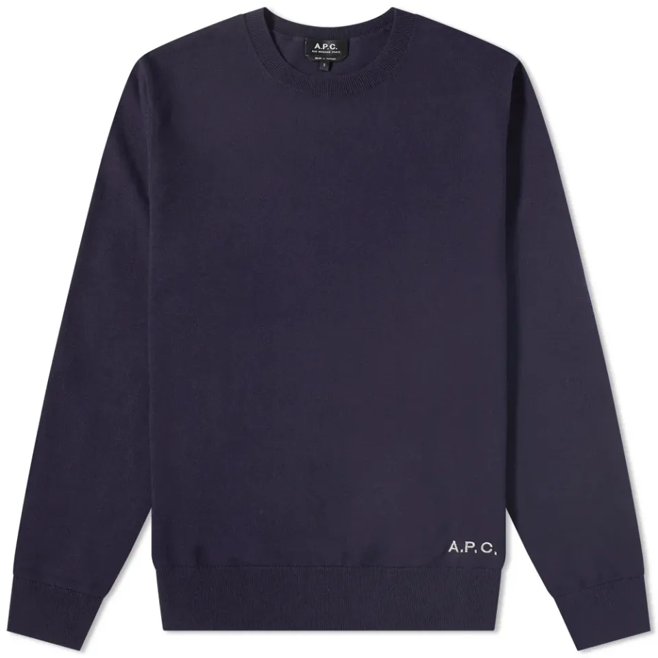 A.P.C. Kit Logo Crew Knit