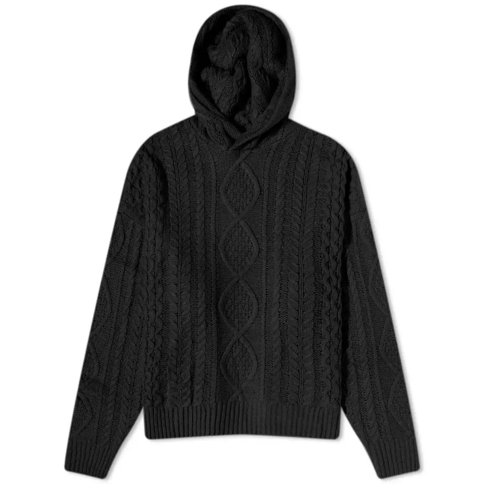 Cable Knit Hoodie