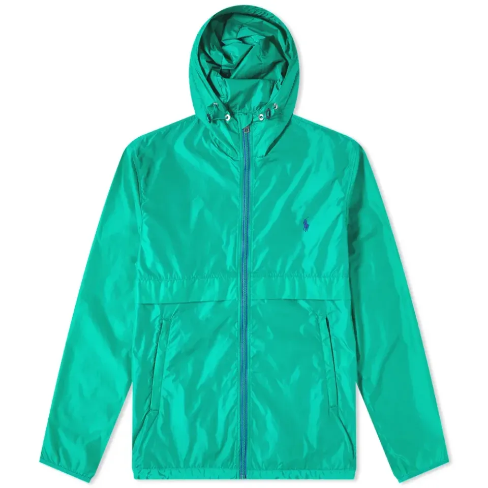 Nylon Hooded Windbreaker