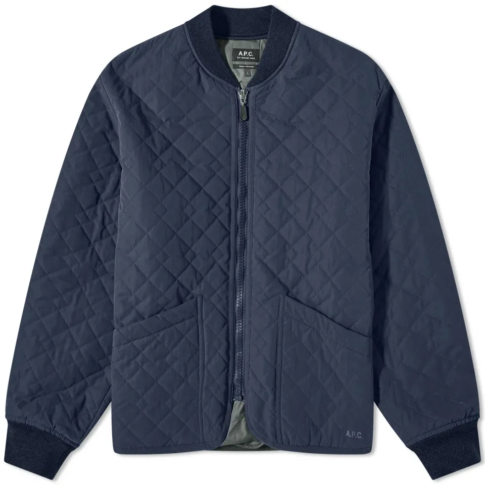 A.P.C. Arcade Quilted Bomber Jacket