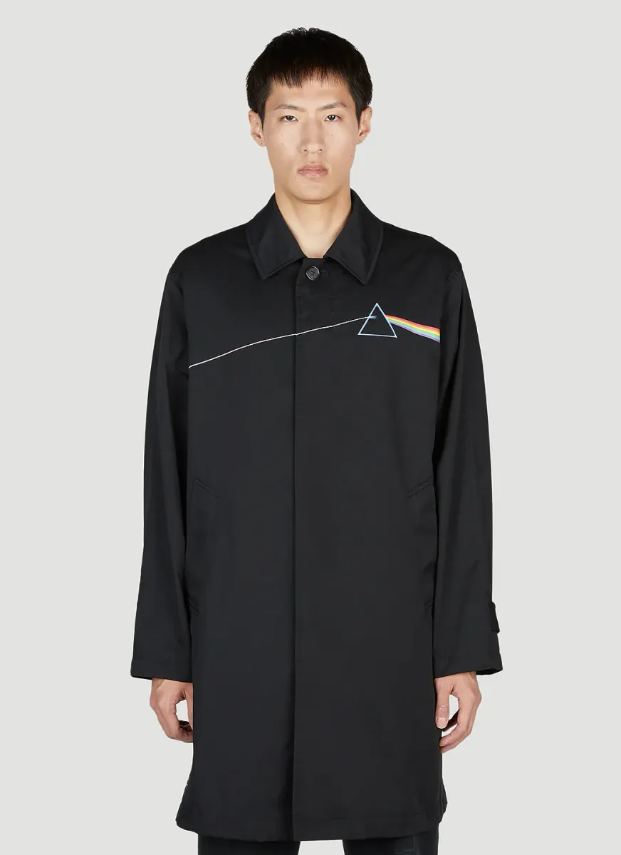 Graphic Print Coat