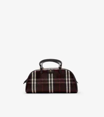 Medium Highlands Bowling Bag​ in Mahogany red
