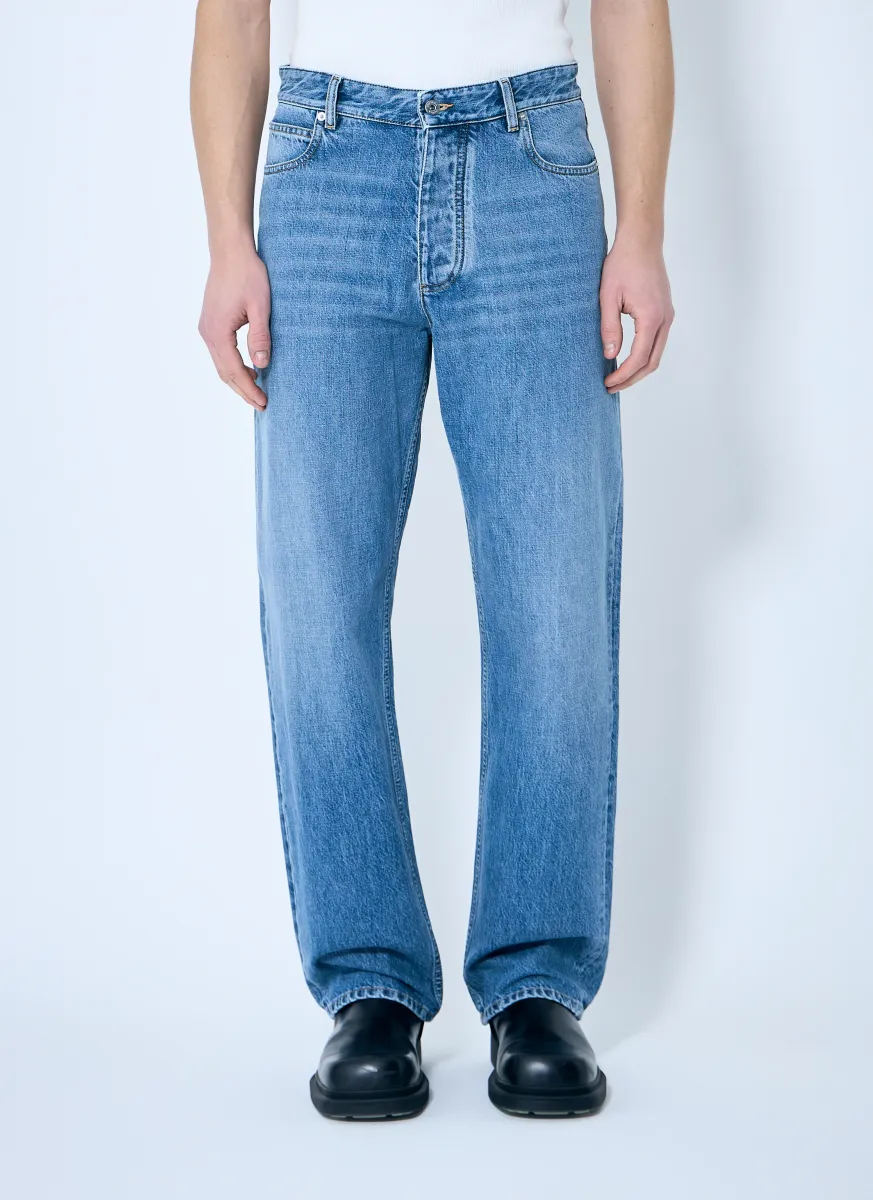Indigo Wide Leg Jeans