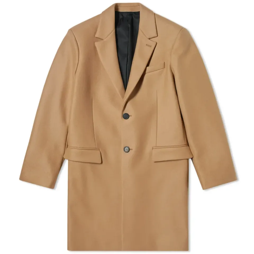AMI Two Button Overcoat