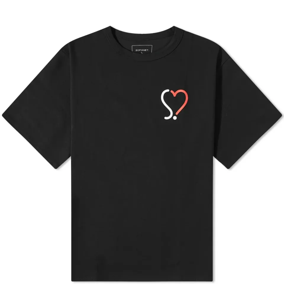 SOPHNET S Heart Logo T-Shirt