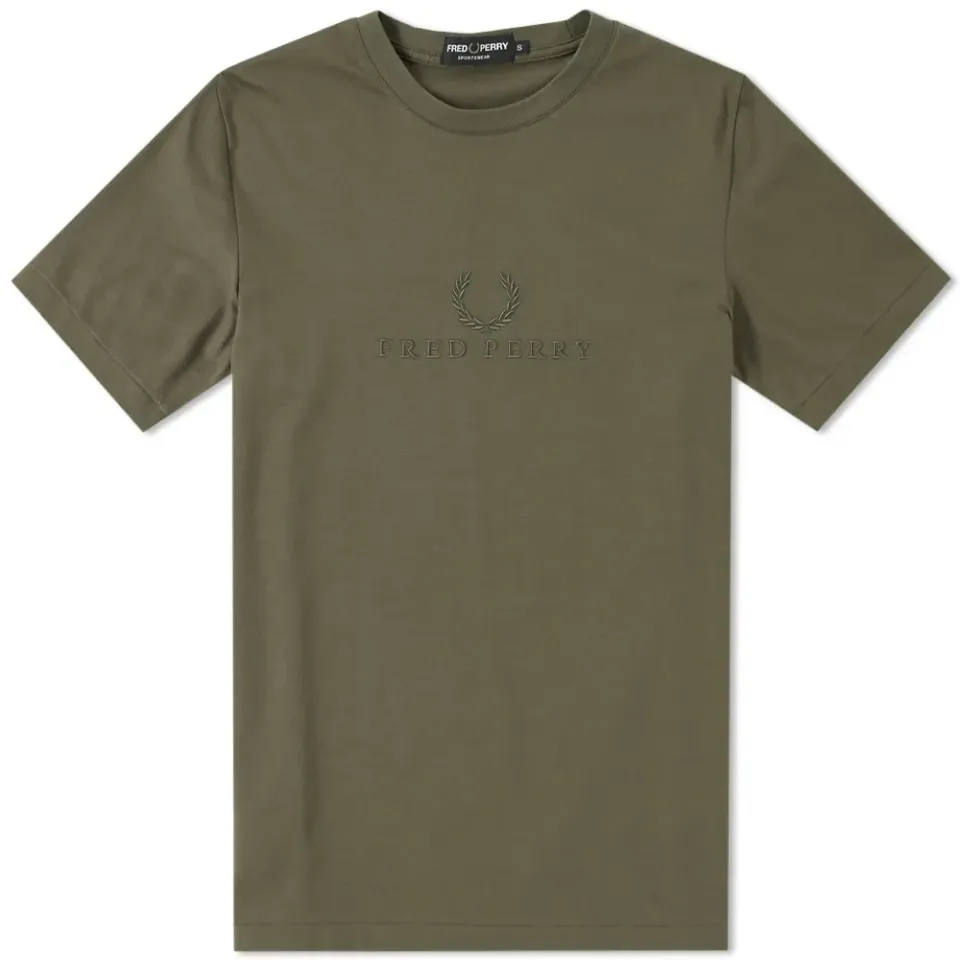 Fred Perry Tonal Embroidered Tee