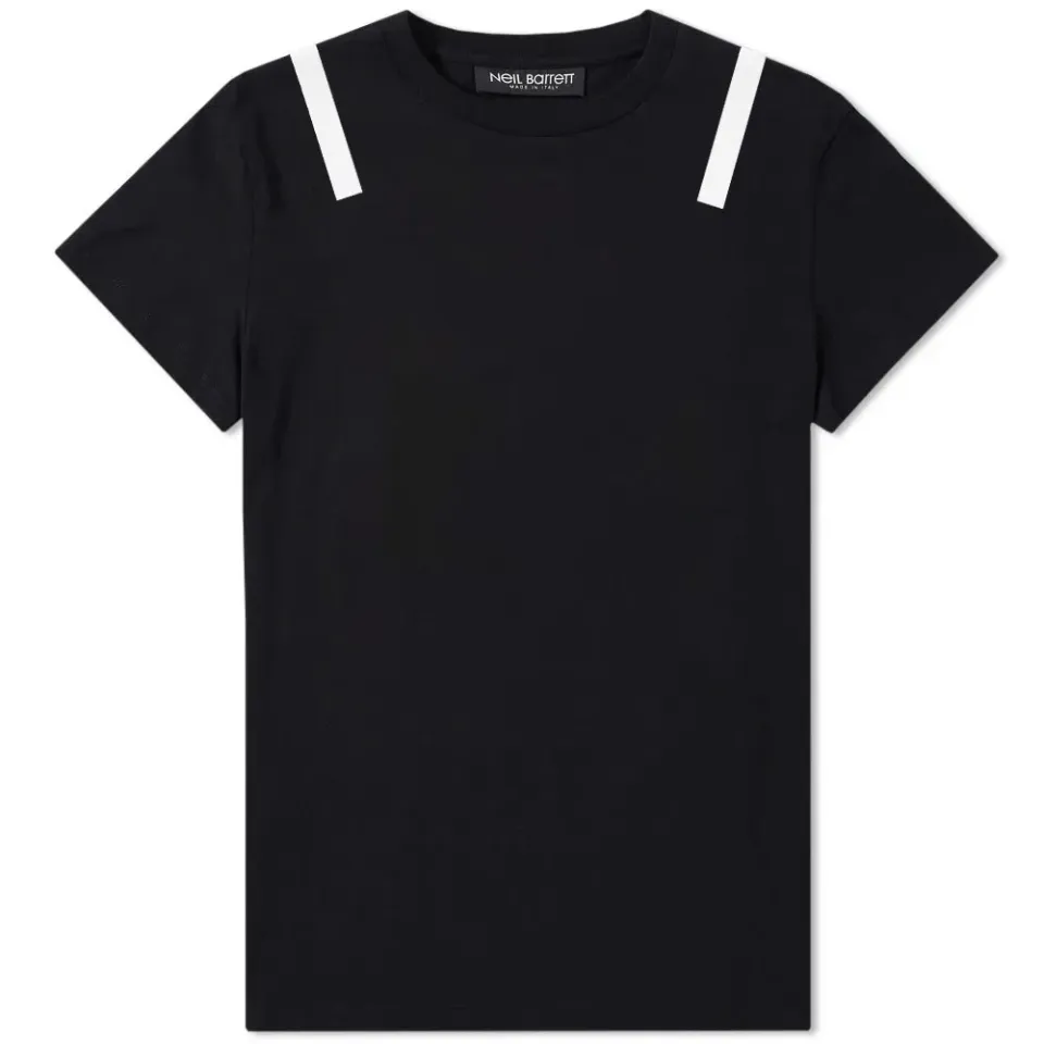 Stripe Shoulder Tee