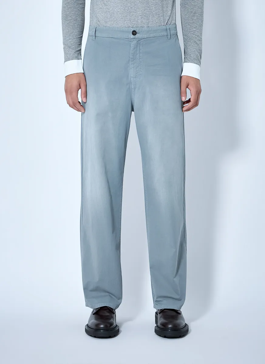 Garment-Dyed Twill Pants
